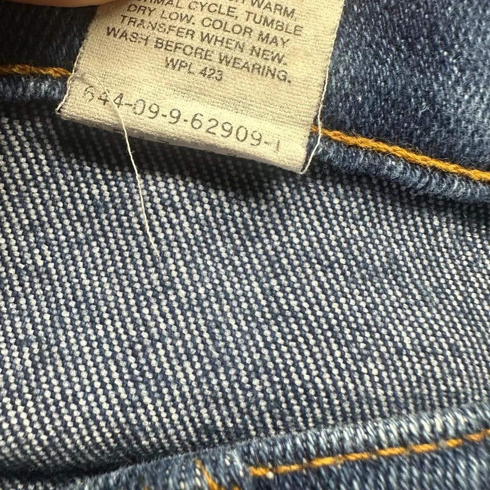 Vintage Levi's Jeans Mens 40x32 Blue Cotton Denim Straight Leg Workwear Stretch